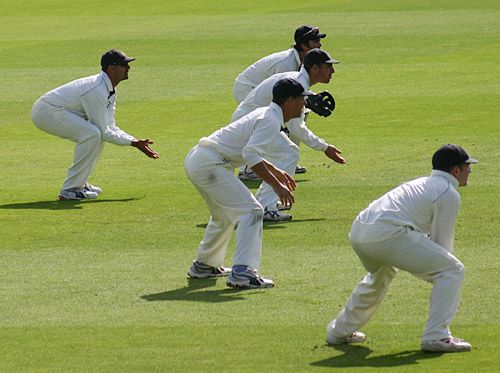 Middlesex's slip cordon poised