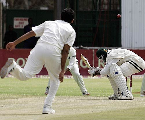 Blessing Mahwire takes evasive action