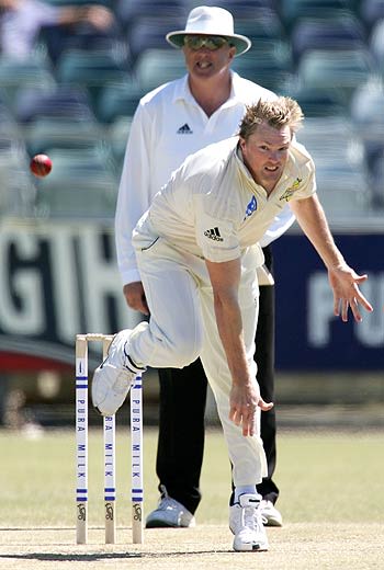 Brad Williams took 3 for 94 against Victoria