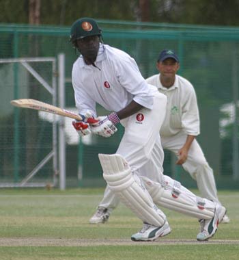 Tony Suji on his way to a turgid 11