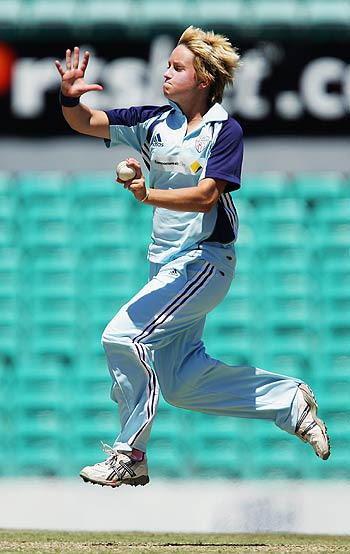Emma Liddell in action against Queensland 