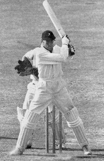 Alan Melville on his way to a hundred