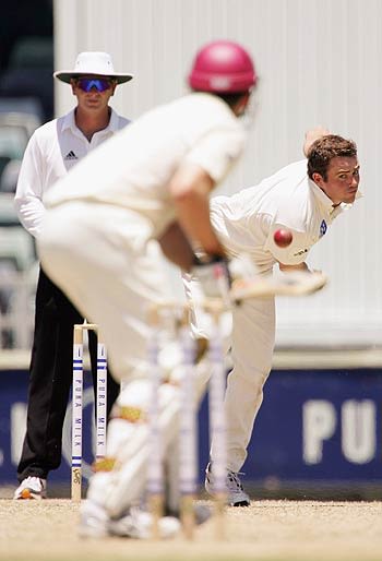 Matthew Petrie in action