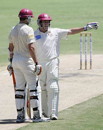 Michael Kasprowicz and Daniel Doran put on 73 for the last wicket