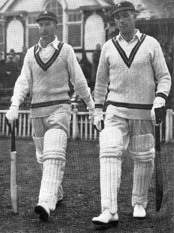 Bruce Mitchell (left) and Dennis Dyer open the 1947 tour