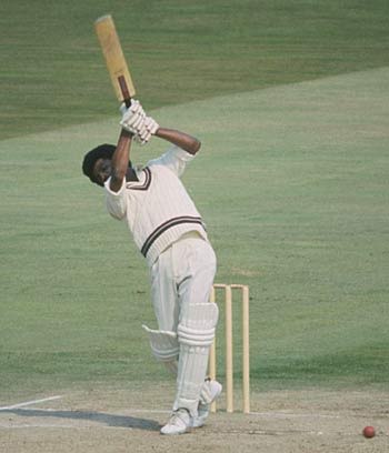 Keith Boyce on the attack against England