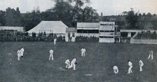Charlie Macartney is caught at slip off Colin Blythe