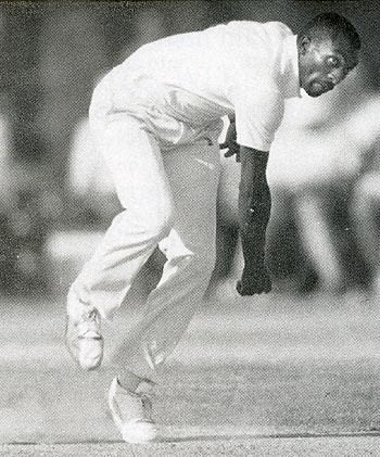 Neil Williams in action for the Windward Islands