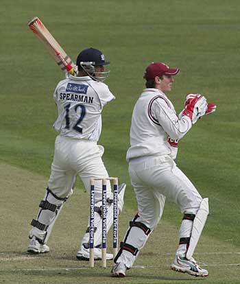 Craig Spearman cuts hard
