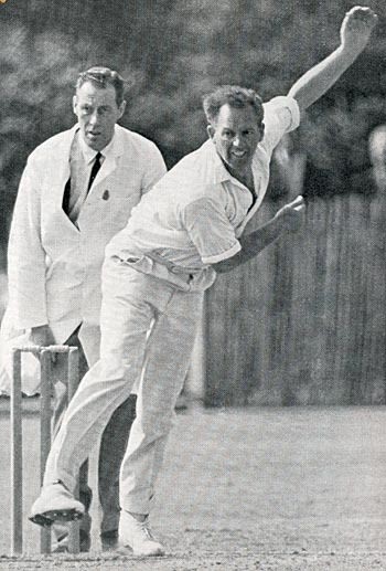 Don Shepherd bowling