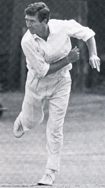 Fred Titmus in action