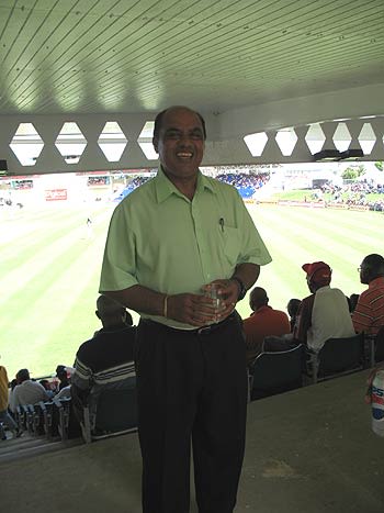 Rangy Nanan reminisces during the St. Kitts Test
