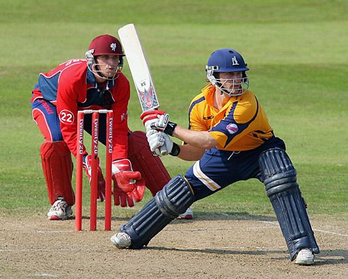 Jim Troughton keeps a close eye on the ball