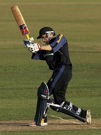 Mitchell Stokes scored 28 off 20 balls in Hampshire's loss to Surrey