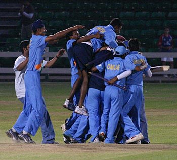 The jubilant Indian side mobs Bodapati Sumanth