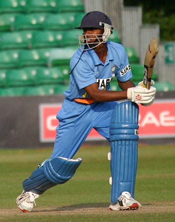 Bodapati Sumanth on his way to 97 not out and the Man-of-the-Match award