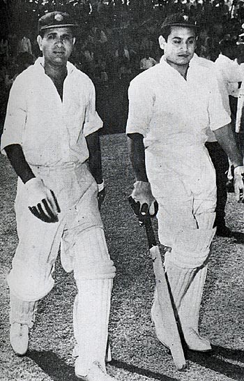 Pankaj Roy and Vinoo Mankad resume their record partnership