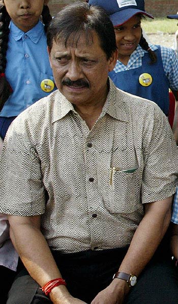 Chetan Chauhan at the CRY Cadence Corporate Cricket Challenge in New Delhi