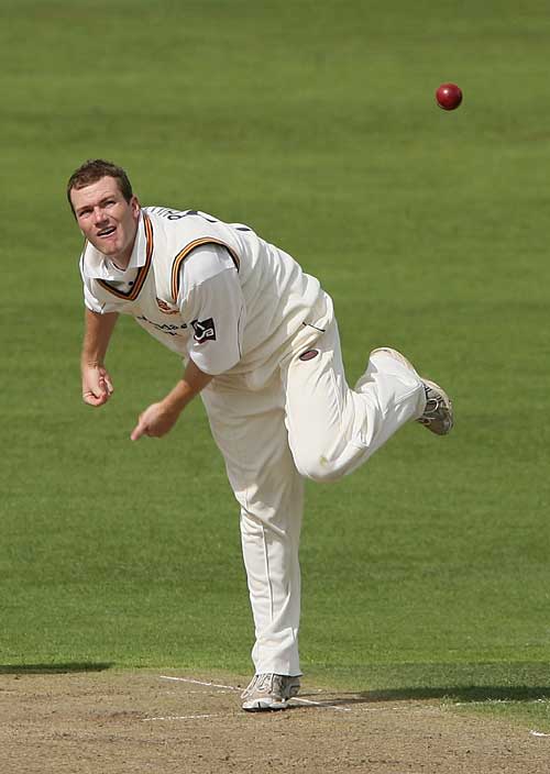 Tim Phillips in action against Worcestershire