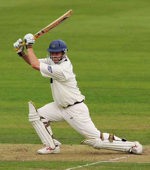 Iain Sutcliffe on his way to a hundred