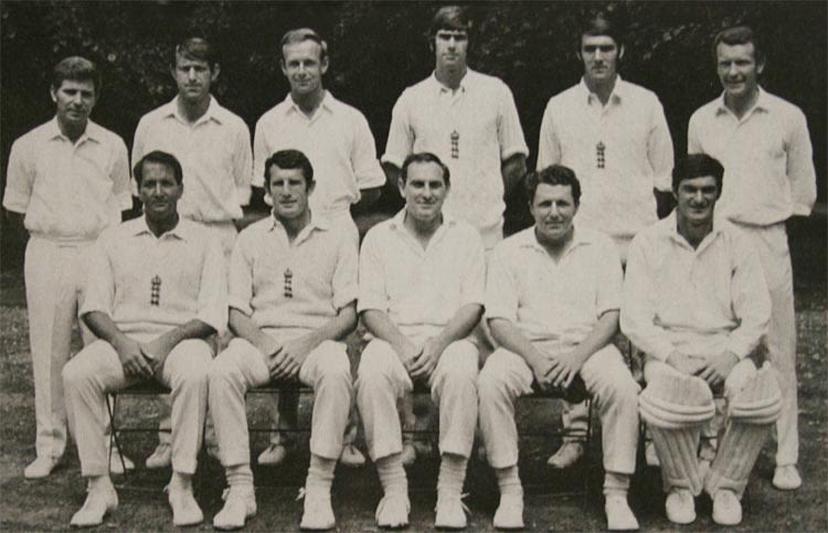 England XI for the opening Test against Rest of the World 1970