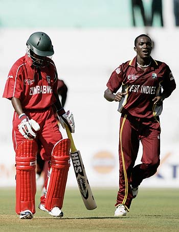 Tafadzwa Mufambisi is sent packing by Jerome Taylor