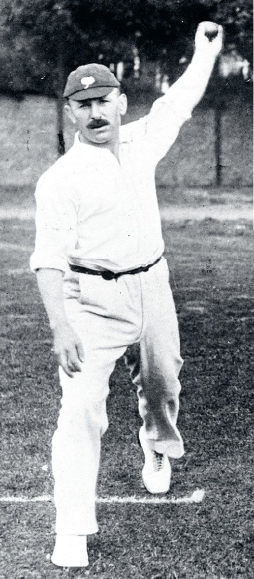 George Hirst in a posed publicity shot in 1906
