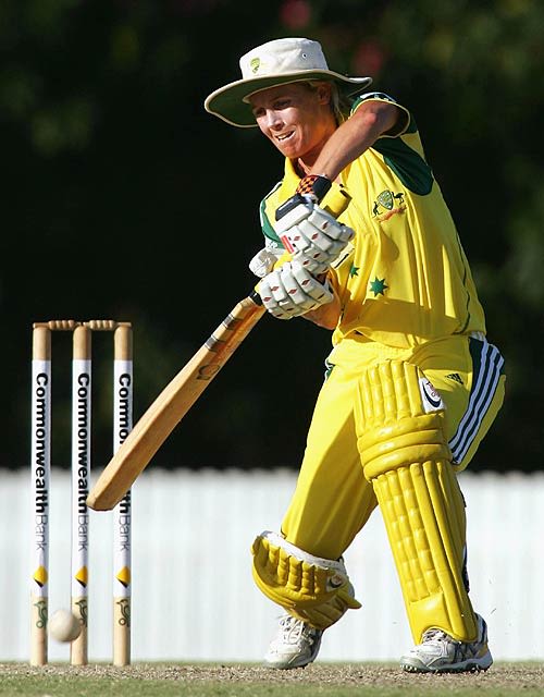 Julie Hayes scored a run-a-ball 36 to take Australia to victory