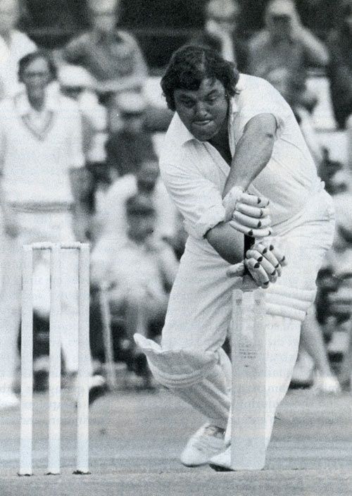 Colin Milburn in action during his brief comeback