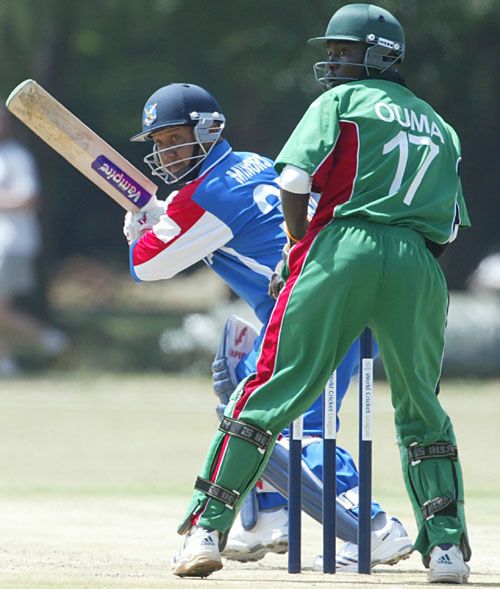 Dean Minors on his way to 52 - only two other batsmen reached double figures