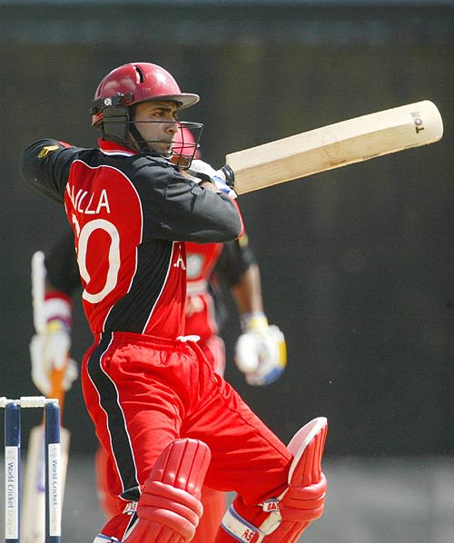 Canada's Ashif Mulla cuts for four