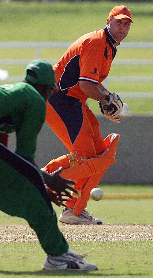 Darron Reekers considers taking off for a run during his 75