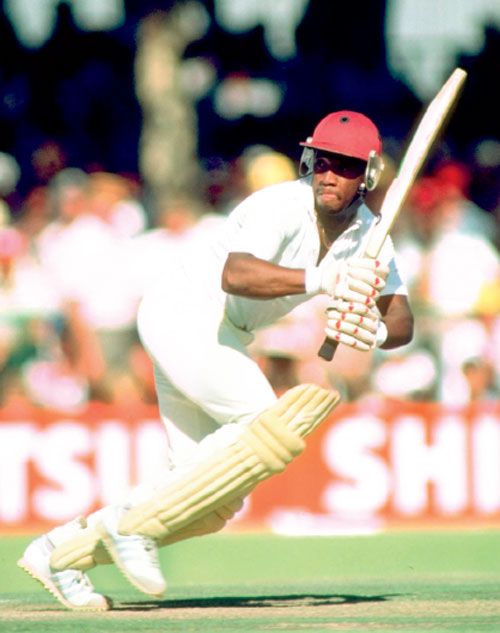 Emmerson Trotman batting at Cape Town during the West Indies rebel tour of South Africa
