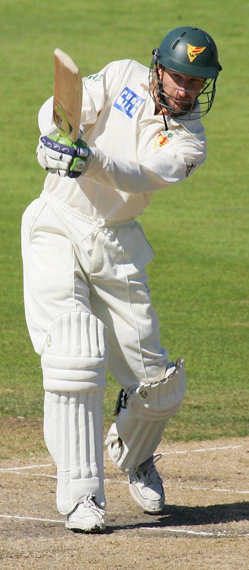 Sean Clingeleffer drives on his way to a half-century