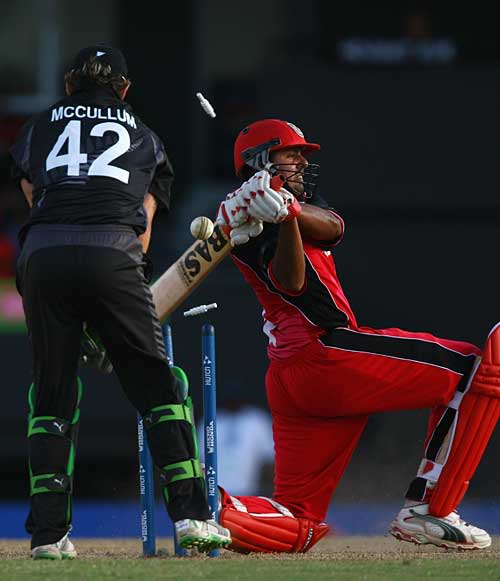 Umar Bhatti swings and misses