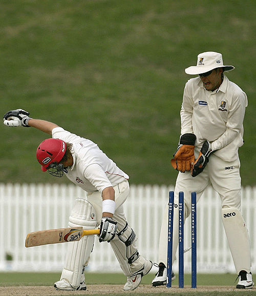 Michael Papps missed out on scoring centuries in both innings when he was bowled for 96 by Northern Districts' Bruce Martin