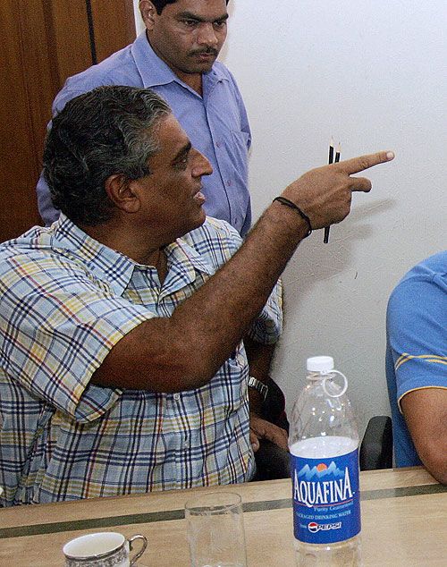 Sanjay Jagdale during an Indian selection meeting