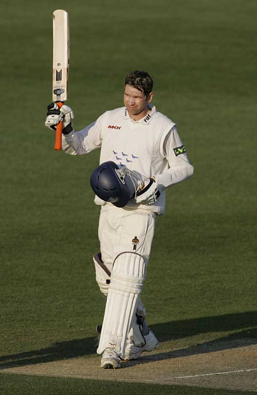 Richard Montgomerie acknowledges his half century