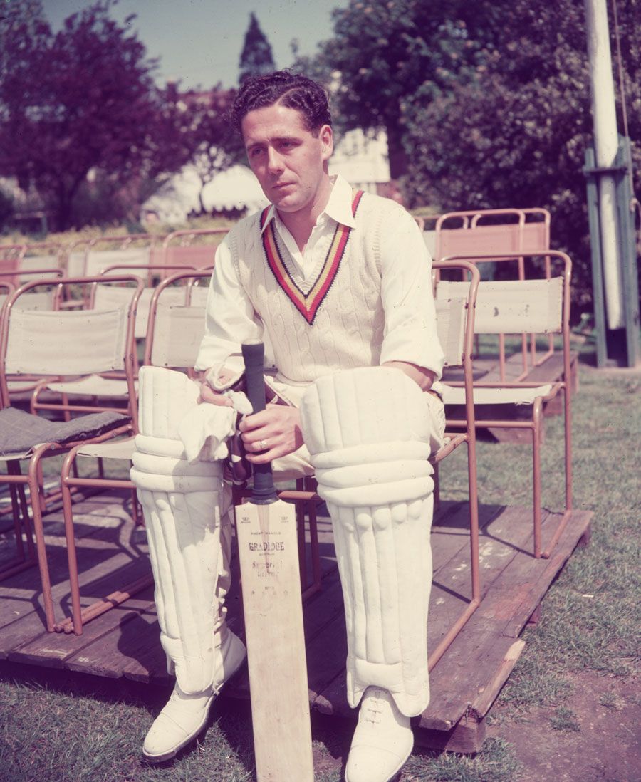 Trevor Bailey on tour with England