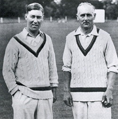 Norman Yardley and Hedley Verity in Ireland in 1941