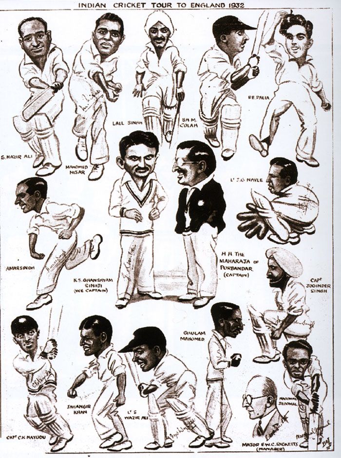 Pen portraits of the 1932 India tourists