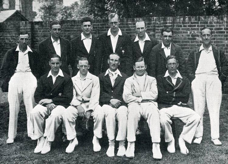 The England XII for the Lord's Test of 1932 against India