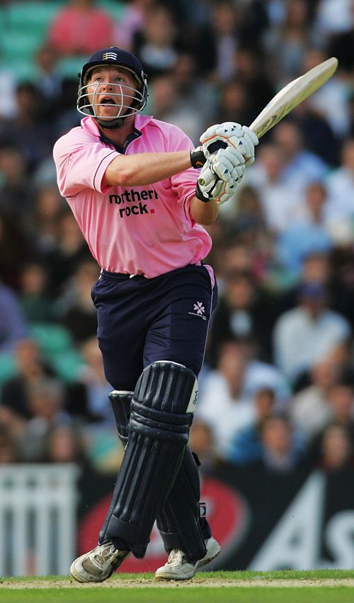 Jamie Dalrymple skews one over the top