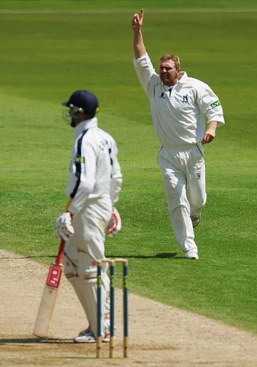 Darren Maddy removes John Crawley for 10