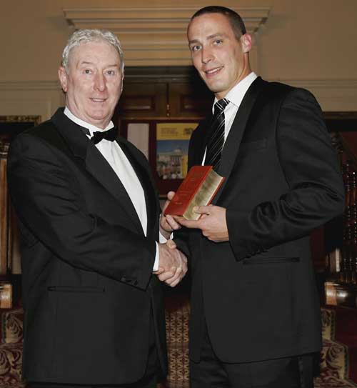 Jeff and Simon Jones at the Wisden 2006 launch