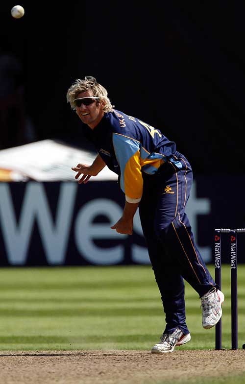 Ant Botha in action against Somerset