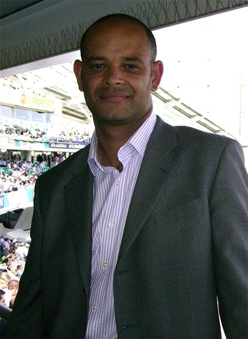 Dean Headley pictured at The Oval to watch England battle against India