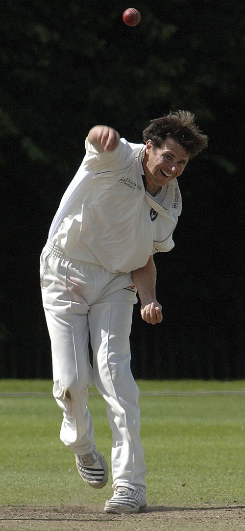 Craig Wright who took three wickets for Scotland