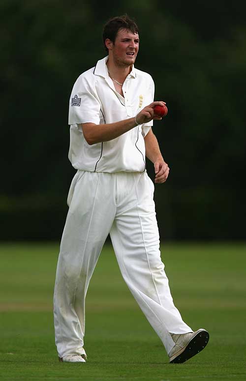 Andrew Miller claimed two wickets in Pakistan's innings