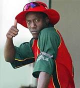 Henry Olonga's black-armband protest